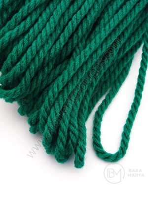 Cablu PAN răsucit verde ~4mm 30 metri 402103