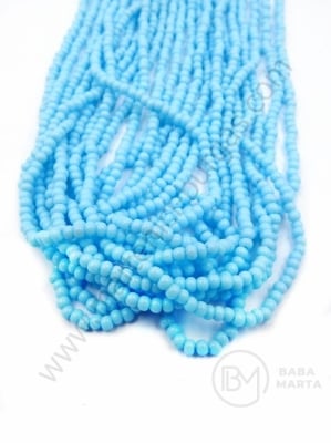 Mărgele cehe PRECIOSA din glass 2mm ~55cm şir 1 paket 12 şiruri 331687