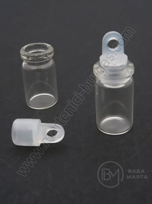 Fiolă de sticlă 18x10mm 1 pachet 10 buc 171148