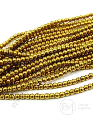 Mărgele de vitola 2.5 mm galvanizată 1 buc ~36 cm ~180 bucăți 343819