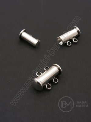 Închizator magnetică metalică 2 buc. 15x11.5x6mm nichel color 1 buc 301483