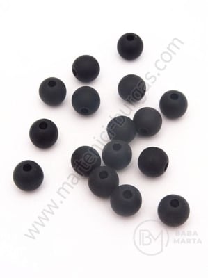 Bilă neagră mată 8mm 1 paquet 40g ~159 buc 312642