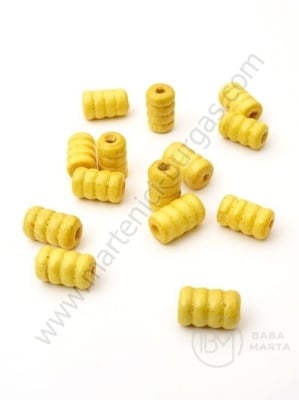 Cilindru galben 7,5x12mm gaură 2,5mm 1 pachet 40g ~175 buc 321209