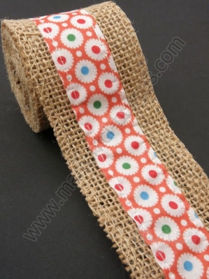 Bandă de pânză de sac cu bandă textilă width 50mm - length ~2 meters 1 rollă 462080