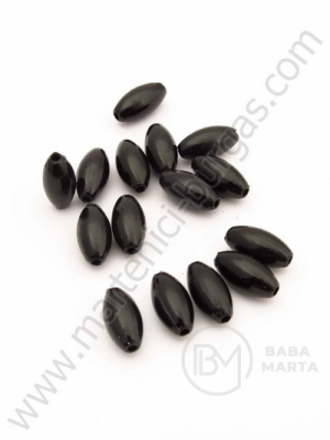 Figurină neagră 11x6mm 40g ~175 buc 311022