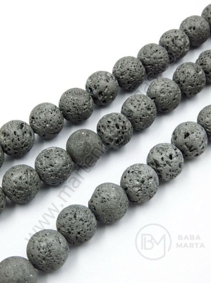 Colier Piatră vulcanică - LAVA 10mm ~39 bucăți 1 buc 352894