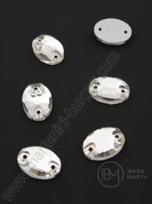 Placă de sticlă (cristal) 10x14x4.5mm transparentă 1 pachet 5 buc 151366
