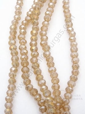 Șir de cristale ~3,5x~2,7mm efect AB ~125 buc ~35cm 1 buc 342556