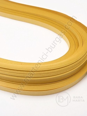Benzi de quilling 5mm x 530mm ocru 1 pachet 120 buc 175062
