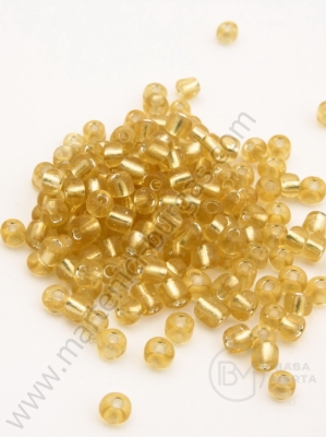 Sticlă aurie cu metal. brad 4mm 50g 334053