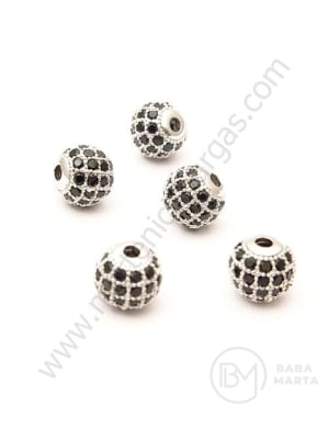 Margele 8mm cu cristale forjate, 1 bucată 307541
