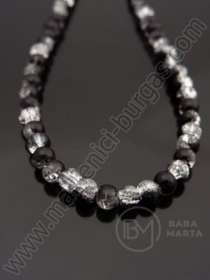 Bilă de vitola 4mm craquelă 80cm ~205 buc 1 buc 343017