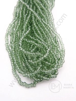 Mărgele cehe PRECIOSA din glass 2mm ~55cm şir 1 paket 12 şiruri 331733