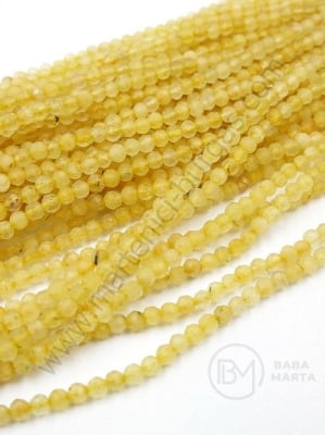 Jadeit ~ bilă fațetată de 3 mm ~ 125 buc 1 buc 352929