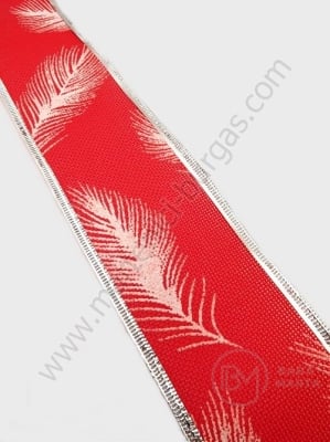 Panglică cu imprimeu de CRĂCIUN width 63mm - length ~2.70 meters 1 roll 462162