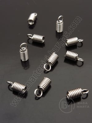 Vârf arc 8x3.5mm OȚEL (304) gaură 2mm 1 pachet 10 buc 307175