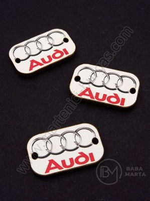 Țiglă de lemn 25x16x3mm gaură 2mm 1 pachet 10buc 131408
