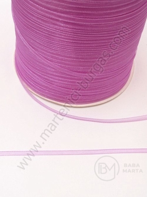 Panglică organza 3mm violet 20 metri 451239