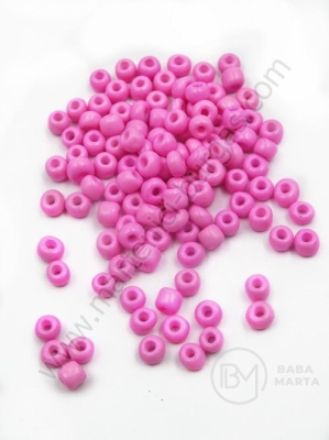 Mărgele de vitola roz oçetret 4~5x3~5mm gaură 1.3mm 1 paquet 50g 334150
