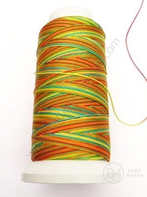 Cordon colorat din poliester ~1mm ~230 metri 1 rola 441387