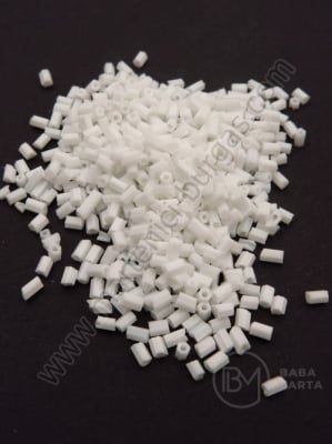 Tijă de sticlă albă 2,5 mm 50 g 331045