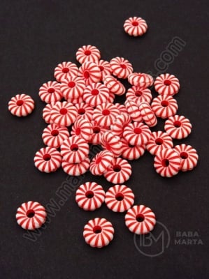Șaibă 8,5x3mm alb-rosu 1 pachet 40g ~280 buc 311390