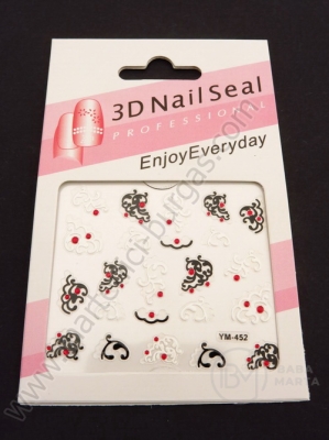 Autocolant 3D pentru decorarea manichiurii 1 bucată 181414