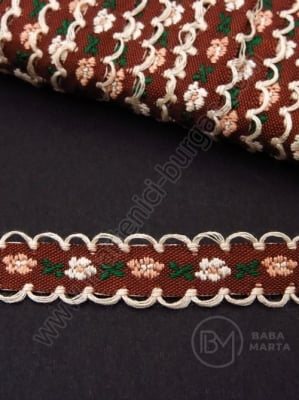 Panglică cu flori 13mm 1 pachet ~20 metri 411209