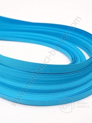 Benzi de quilling 3mm x 390mm albastre, 1 pachet, 120 buc. 175013