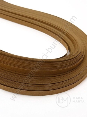 Benzi de quilling 5mm x 530mm maro, 1 pachet, 120 buc. 175064