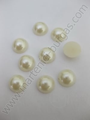 Emisferă perlă crem 8x4mm 1 pachet 100 buc 151347
