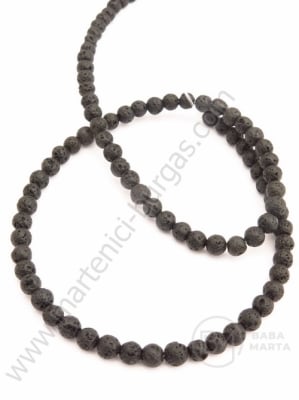 Negru vulcanic (coral negru) 4mm ~91 buc 1 buc 351770