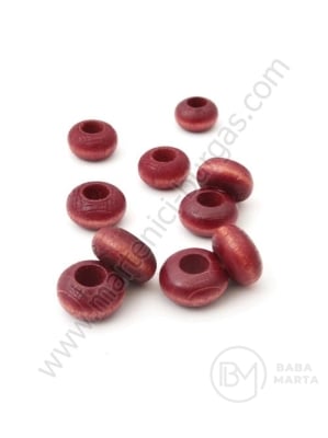 Șaibă din lemn 13~14 x ~7mm maro gaură 5.5mm 1 paquet 50 buc 321198