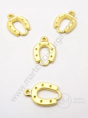 Conector potcoavă 18x11mm culoare aurie 1 pachet 10 buc 306209