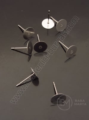 Suport cercei 12x8x0.6mm oțel 1 pachet 20 buc 307028