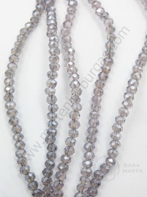 Șir de cristale ~3x~2.5mm gaură efect AB 0.8mm ~160 pcs ~40cm 1 buc 342673