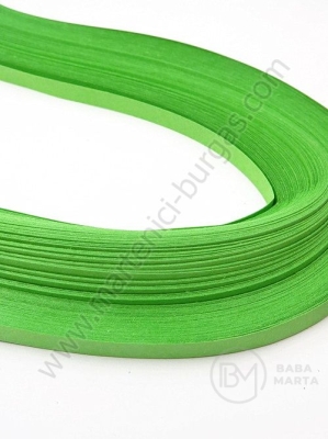 Benzi de quilling 5mm x 530mm verde 1 pachet 120 buc 175054