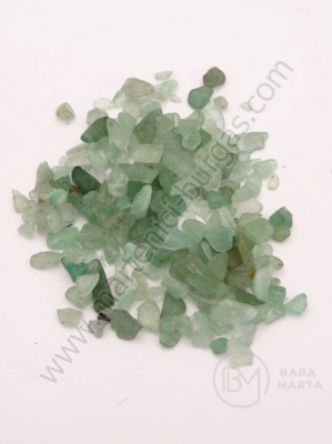 Așchii de aventurină naturală verde 2~8x2~4mm fără gaură 1 pachet 40g 355266