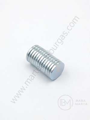 Magnet nichel 10x1.5mm 1 pachet 10 buc 191408
