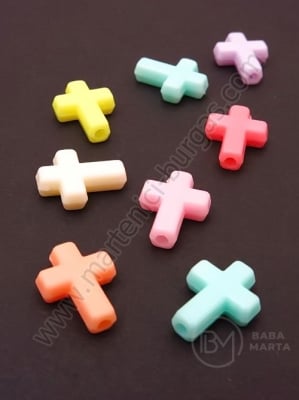 Cruce 17x12x5mm gaură mixtă 2mm 1 pachet 40g ~98 buc 312509
