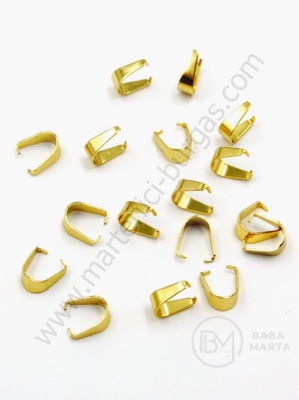Pandantiv Capac 7x3mm OȚEL (304) 1 pachet 10 buc 305848