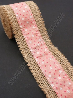 Bandă de pânză de sac cu bandă textilă width 50mm - length ~2 meters 1 rollă 462101