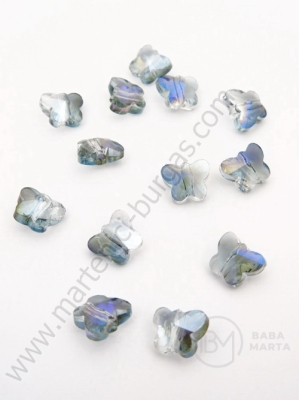 Fluture cristal 6x7.5x4.5mm gaură galvanizată 1.2mm 1 pachet 5 buc 335361