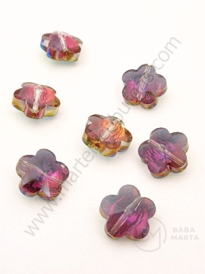 Flori de cristal 14x7.5mm Swarovski imitație cameleon effect AB 1 pachet 5 buc 335405