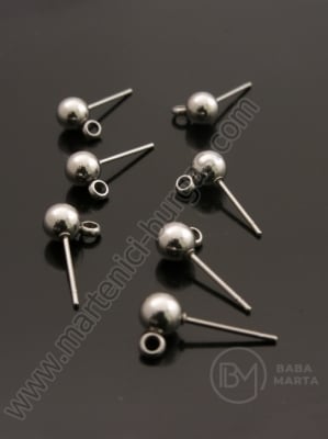 Cercei spate 16x8x5x0.7mm oțel 1 pachet 4 buc 309849