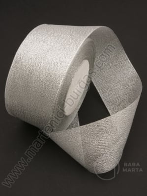 Panglică organza 50mm argint ~22 metri 451034