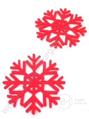 Snow pâslă 70mm roșu 1 pachet 10 bucăți 181616