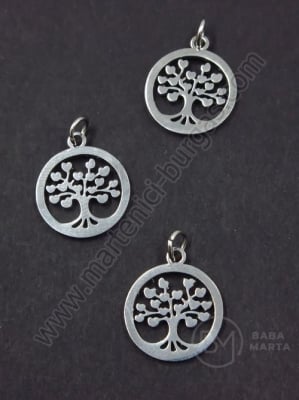 Pendant din lemn de OȚEL (304) 17x15x1mm 1 pachet 1 bucată 305901