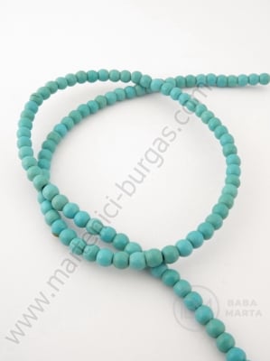 Mărgele turcoaz 4mm ~100 buc 1 buc 351399