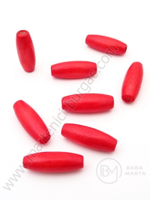 Cilindru de lemn 23x8mm red 1 pachet 40g ~75buc 321160